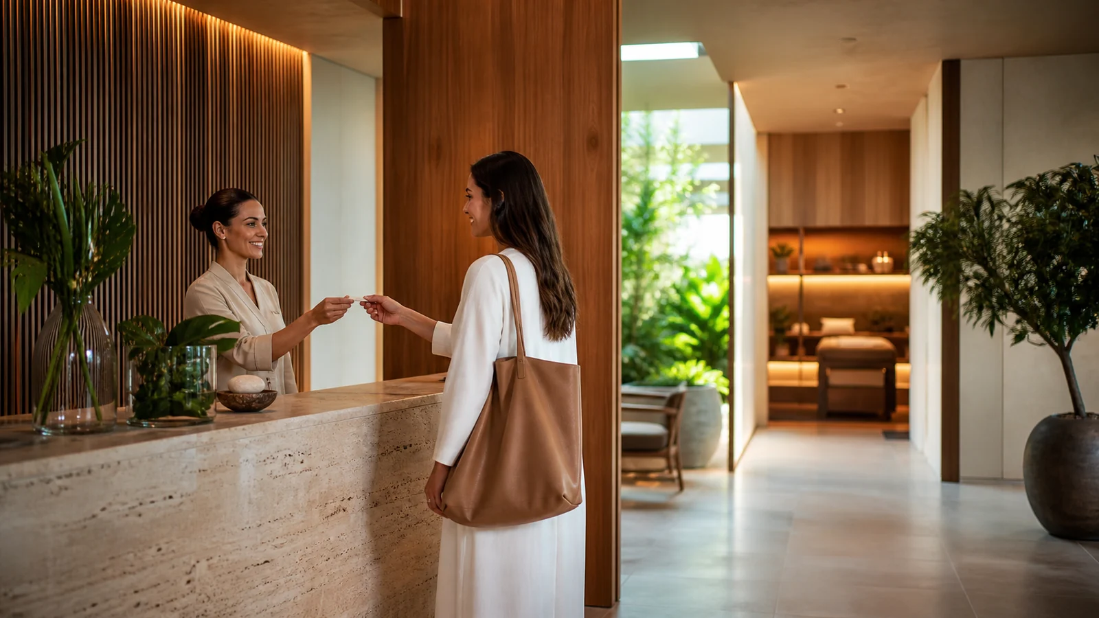 Experiência wellness premium em hotel, clínica e spa contemporâneo